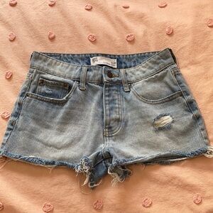 RSQ boyfriend cut off jean shorts